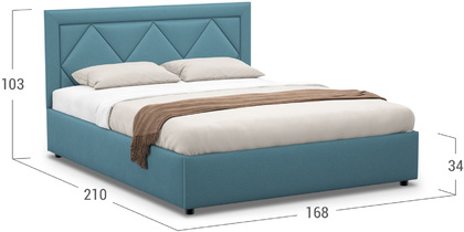 Кровать двуспальная MOON FAMILY 1255 