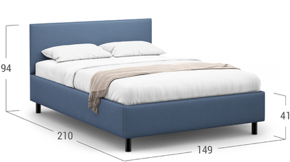 Кровать двуспальная MOON FAMILY 1259 